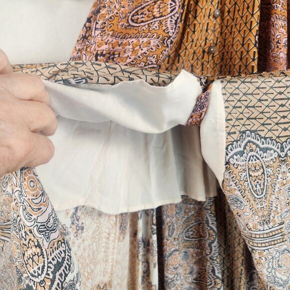 Free People Mexicali Rose Maxi Dress Women’s SZ SM EUC Dusty Rose - Picture 6 of 16